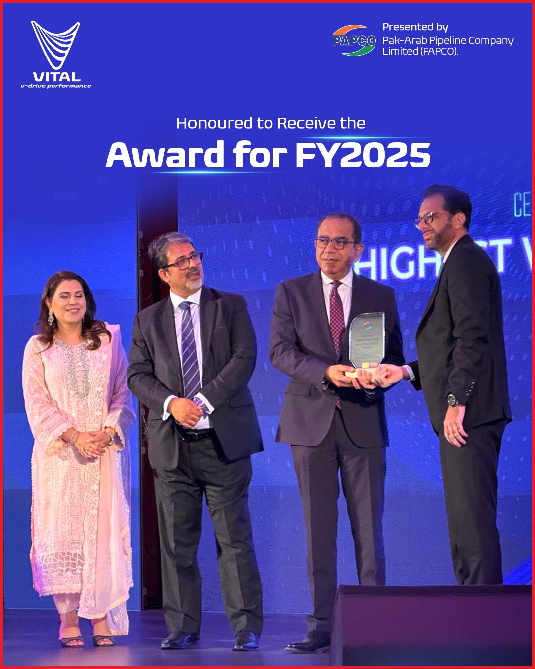 Vital Petroleum Recognized for Excellence