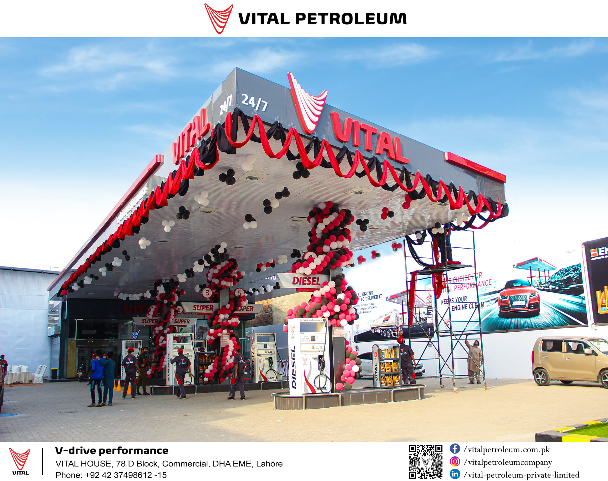 𝐕𝐢𝐭𝐚𝐥 𝐏𝐞𝐭𝐫𝐨𝐥𝐞𝐮𝐦 𝐏𝐕𝐓 𝐋𝐓𝐃 inaugurated its 𝐂𝐎𝐂𝐎 site M2 Filling Station in the heart of Lahore at Niazi Ada.